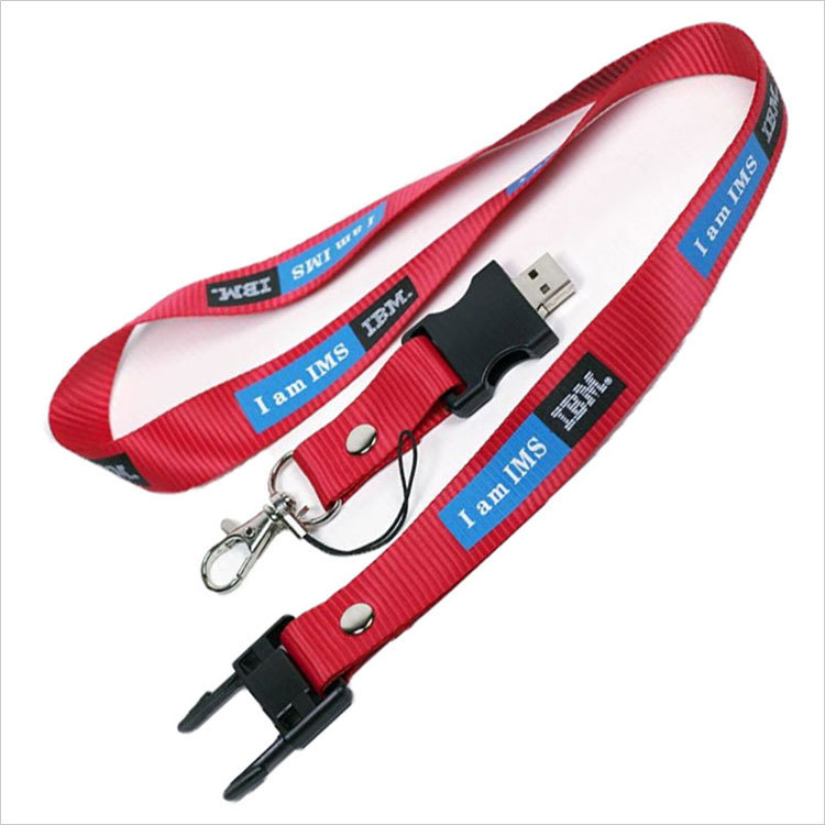 Sublimation Printing Office Exhibition ID Card Badge Holder Custom Lanyard