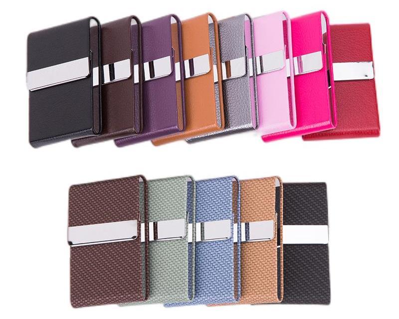 Assorted Color PU Leather Bussiness Card Holder