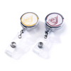 Custom Metal id Badge Reel with Custom Logo