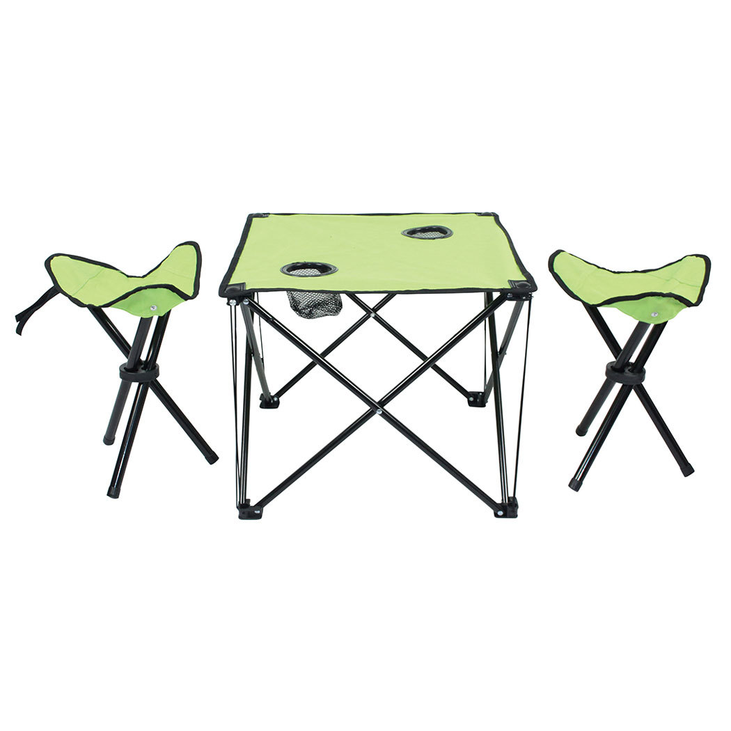 Summer Promotional Gift folding camping beach table with cup holder