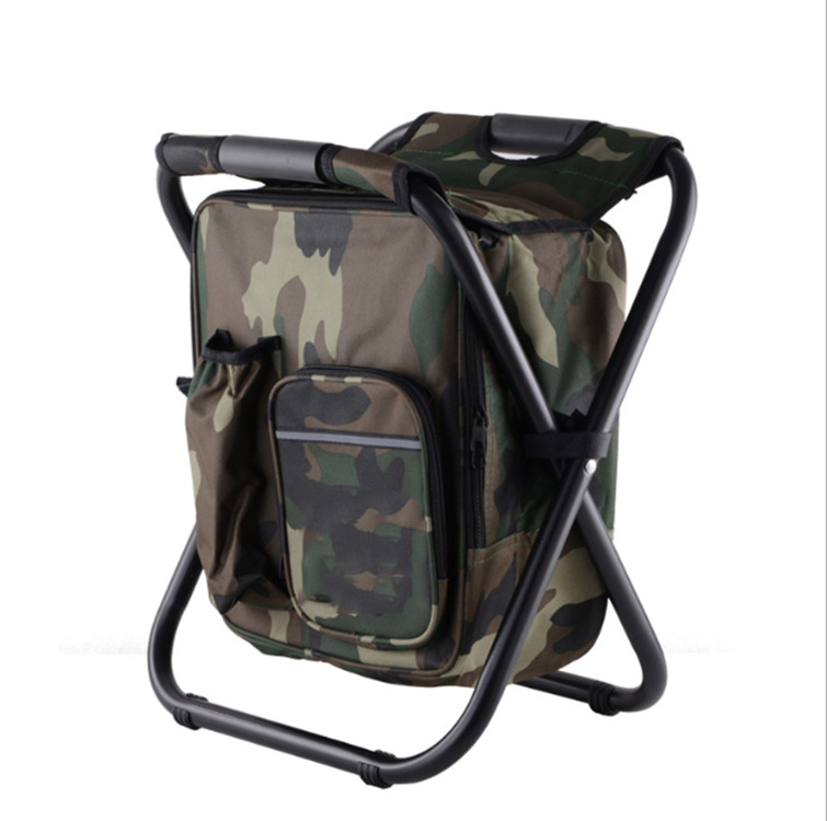 Light Weight Foldable Fishing Stool with Cooler Bag