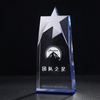 Cheap Custom Award K9 Crystal Glass Trophy With Engraved Logo