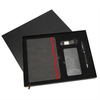 Custom Business Gift Moleskin Notebook Pen Keyring Power Bank Set