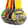 Cheap Design Your Own Blank Zinc Alloy 3D Gold Award Marathon Running Custom Metal Sport Medal