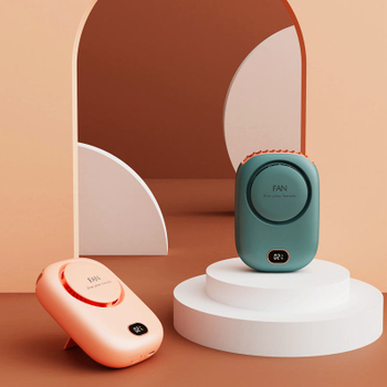 2024 Summer Gift Most Low Noise Battery Popular Mini Rechargeable Bladeless Fan