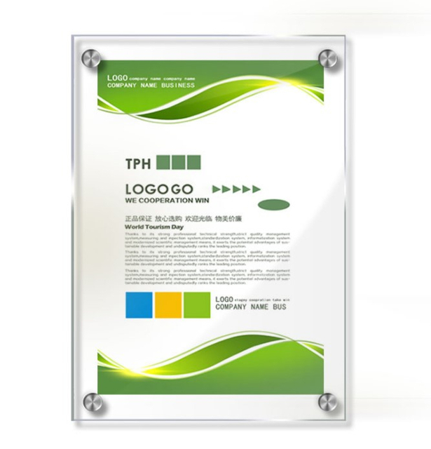 Wall Mounted Acrylic Poster Frame Photo Frame