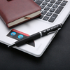 Custom Logo Business Gift Leather Pen Notebook kechain Set
