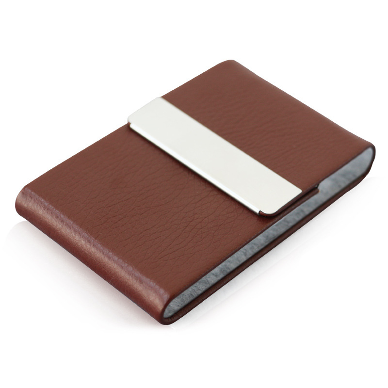 Assorted Color PU Leather Bussiness Card Holder