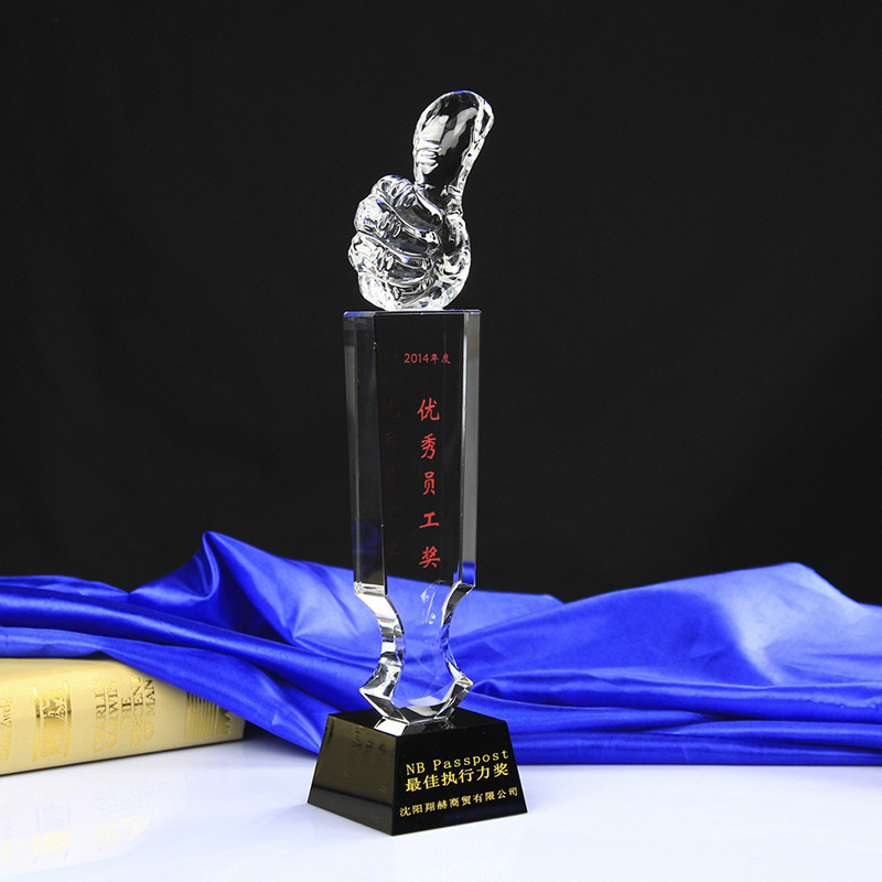 High Standard Crystal souvenir gift Factory Price Multiple sizes crystal crafts trophy