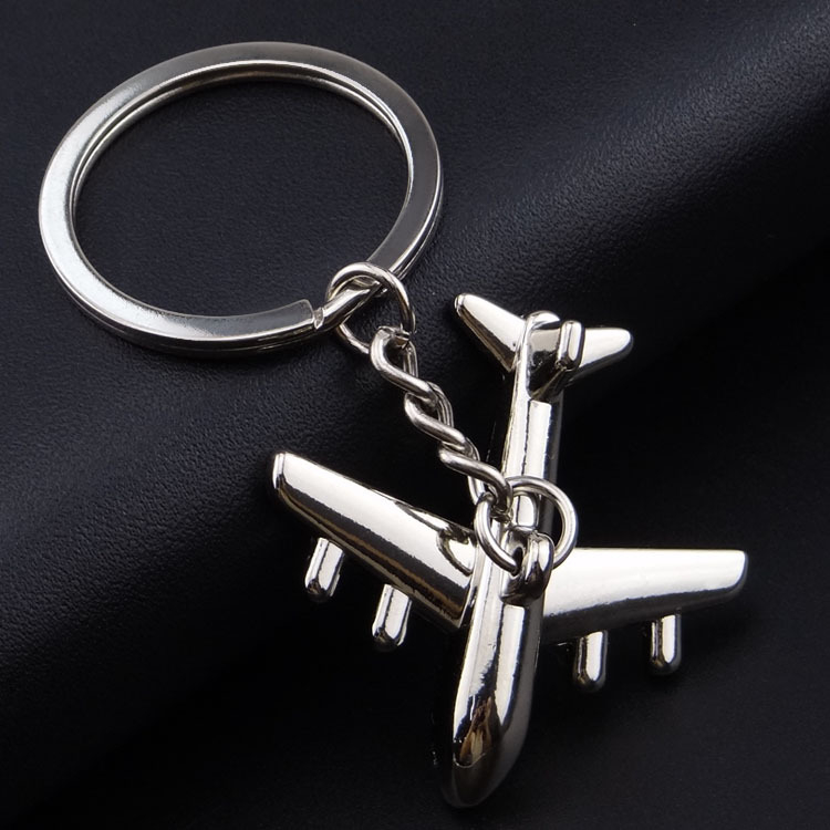 Airlines Gifts Metal Plane Model Keychain