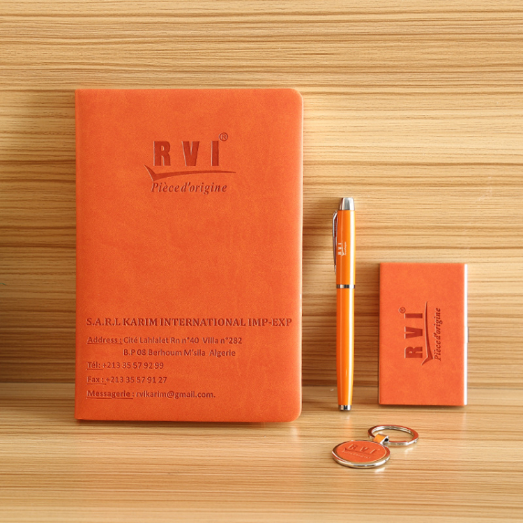 Customized Journal Notebook Pen Spiral Daily Journal Planner Notebook Gift Box Stationery Set Gifts 