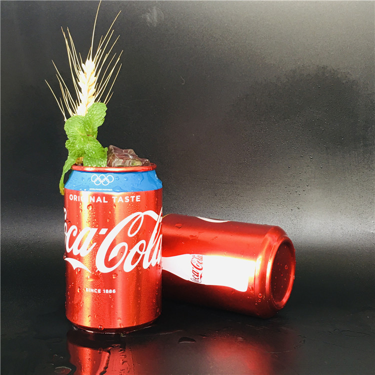 Aluminum Can with Cover Beer Drink Cup