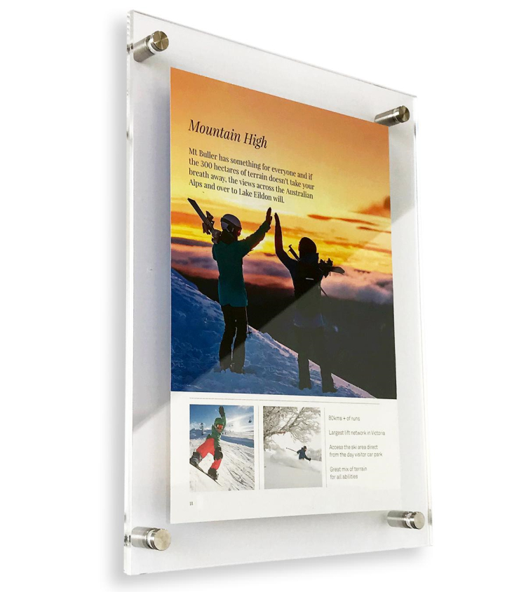 Wall Mounted Acrylic Poster Frame Photo Frame
