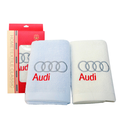Personalized Promotional Gift Car Logo Emboidery Towel Wholesaler Factory
